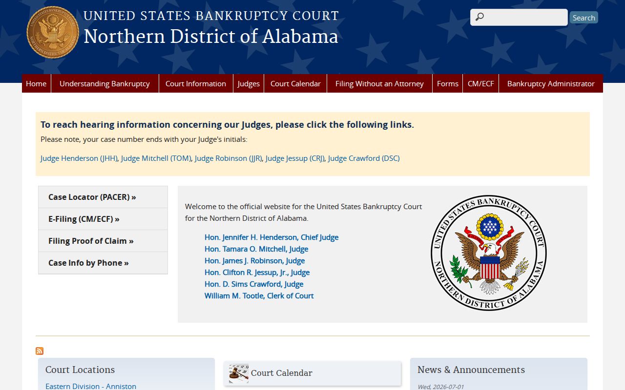 Madison County federal bankruptcy court records access